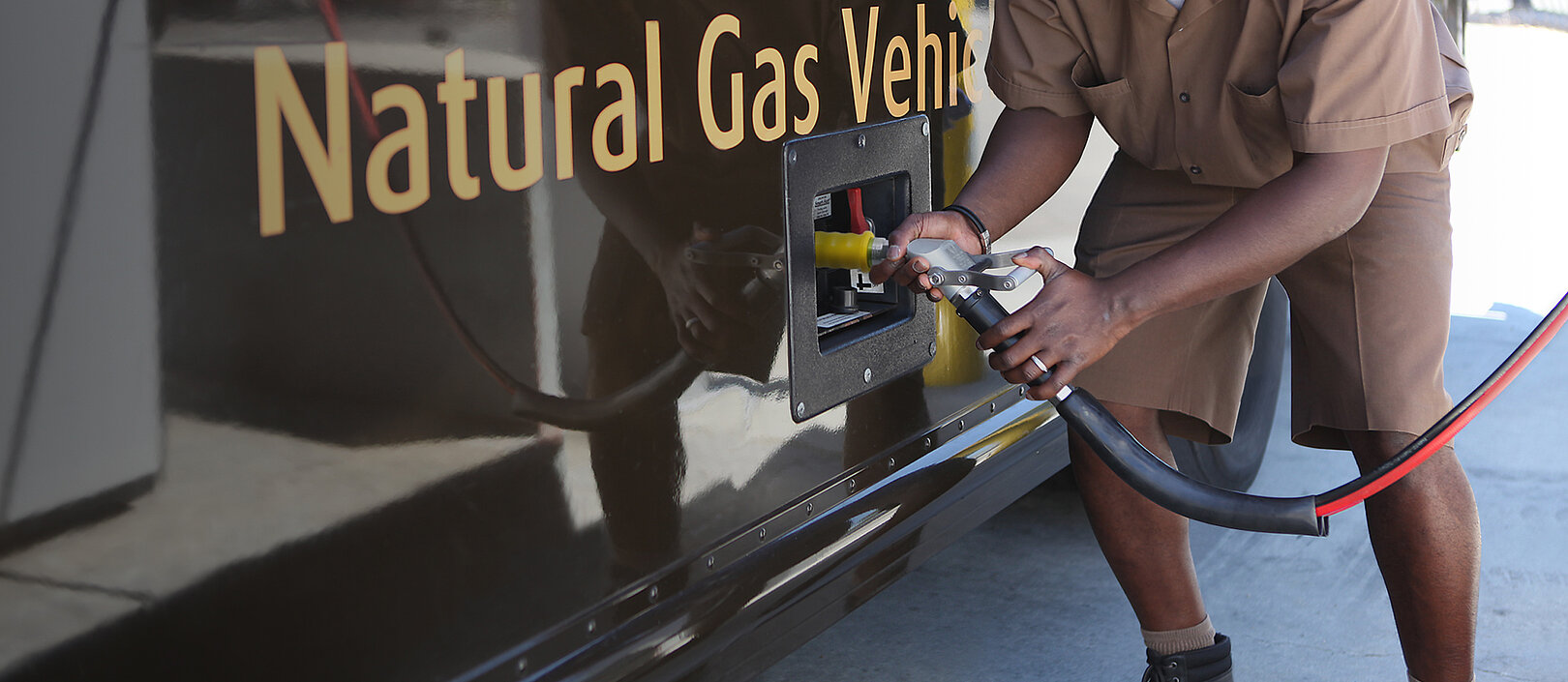 CNG Refueling of a Van with Oasis Fill Valve
